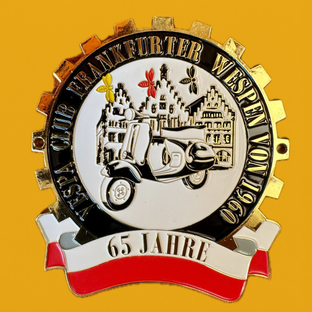 Sonderplakette 65 Jahre Frankfurter Wespen