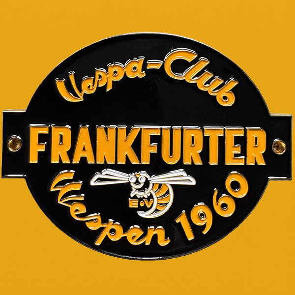 Plakette Logo Frankfurter Wespen (ca. 8x6 cm)